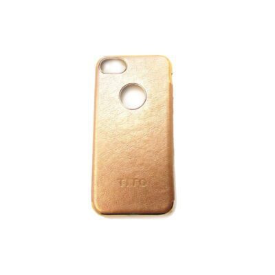 کاور طرح چرم برند Tito رنگ کرم برای گوشی iPhone مدل 7/8