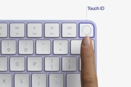 finger on touch id sensor in apple 2021 magic keyboard imac Apple Magic Keyboard